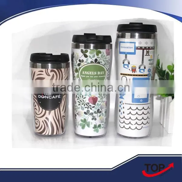 Double-deck Promotional Plastic Cup/christmas Plastic Cups photo-2