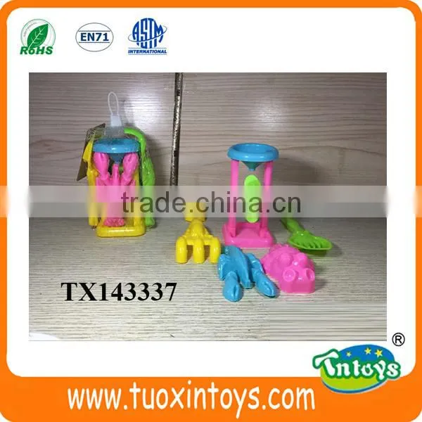 Plastic Summer Toy Sand Beach Bucket Toys Set for Sale 5pcs photo-5