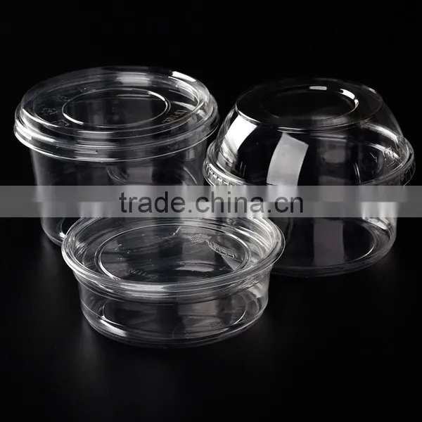 Disposable PET Plastic Salad Bowl Container With Lid photo-6