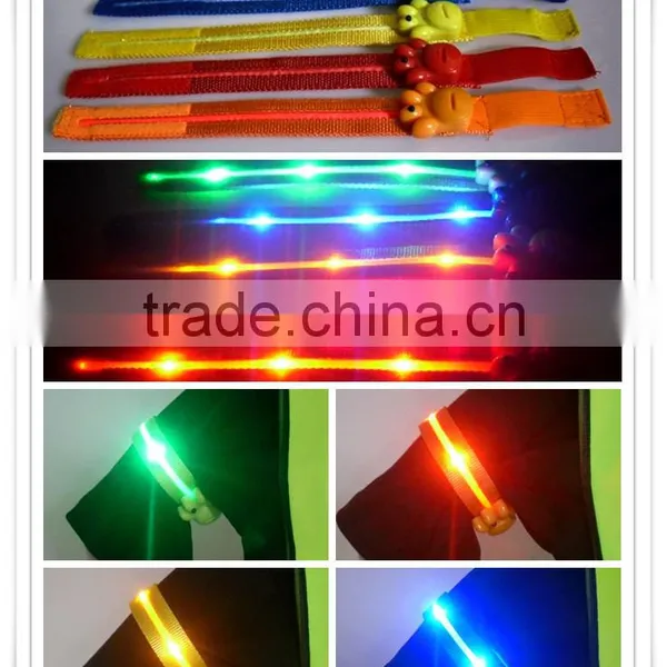 New Fashion OEM LED Reflective Rider Arm Band for Traffic Warning