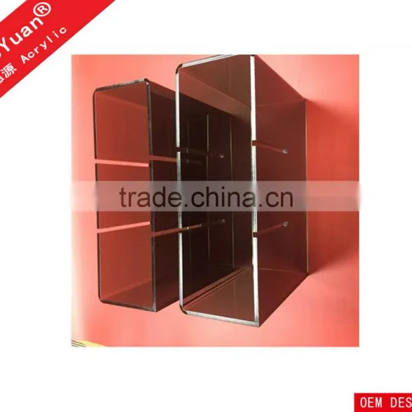 China Wholesale Pirce Black 5 Compartments Acrylic Wine Bottle Holder photo-3