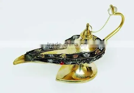 Decorative Beads Brass Aladdin Genie Lamp photo-3