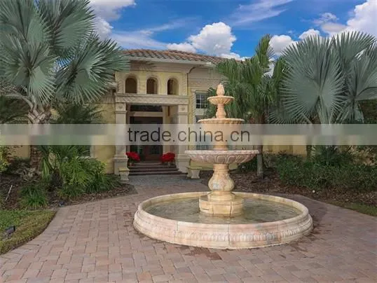 Outdoor Decoration Stone Carving Marble Large Italian Garden Fountain photo-4