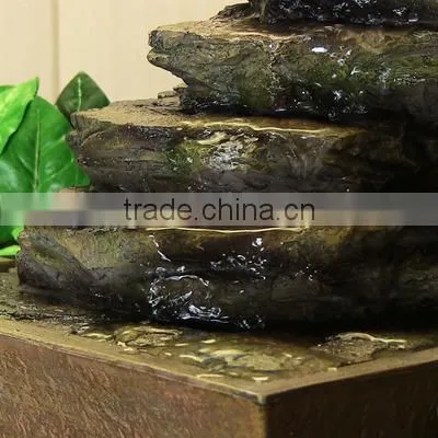 Cascading Rocks Tabletop Fountain With LED Lights photo-4