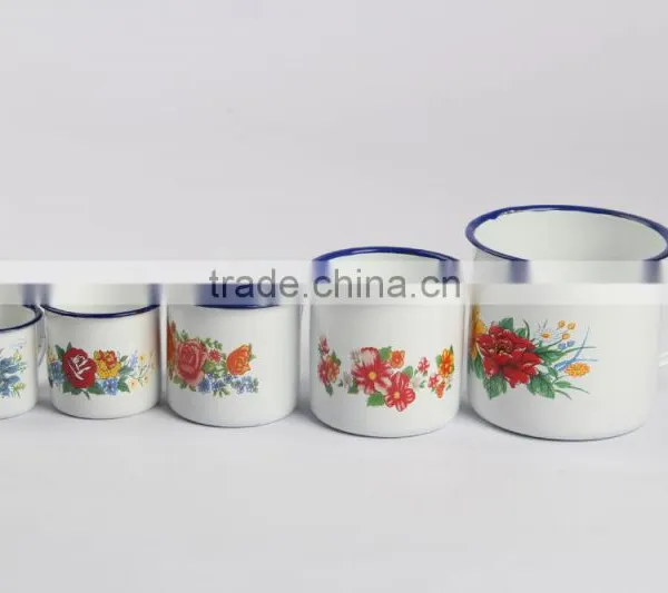 Enamel Coffee Mug Printing Tea Cup Coffee Cup photo-3