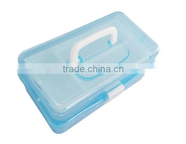 2017 Hot Selling Art Tool Container Box, Caddy Box With Tiered Compartments, Plastic Tool Box photo-2