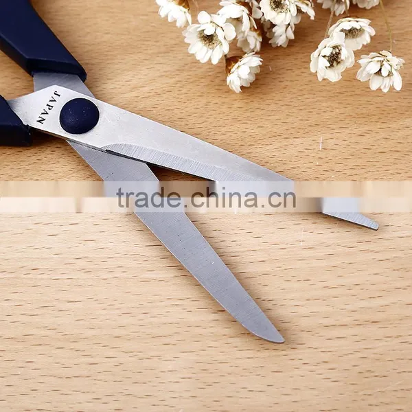 Newest Fashional Colorful Style Students Office Stainless Steel Blade Rubber and Plastic Scissors photo-3