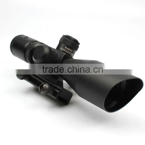 New Compact 2.5-10X32 Riflescope Red Green Mil-Dot Reticle With Side Attached Red Laser Sight Scope Combo (FDA Certified) photo-5