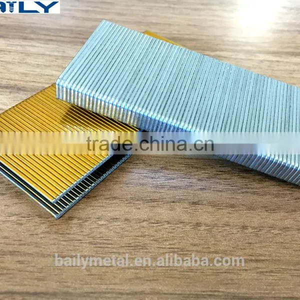 Factory Supply Custom Colored N8 Series Staples Crown: 10.70mm 16GA STAPLES for Furniture photo-4