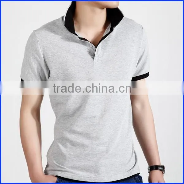 Polo t Shirts Latest Design China Factory Two Color Polo Shirt 100% Polo T-shirt for Men