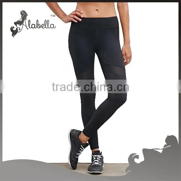 Leggings Wholesales With Mesh Fabric Lycra Fabric