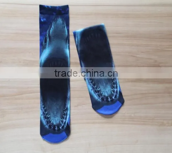 All Over Photo Printing Sublimation Wholesale Custom Print Socks photo-4