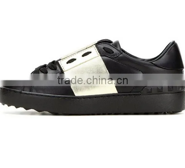 Adult White Black Leather Sneakers Shoe Liquidation Closeouts photo-4
