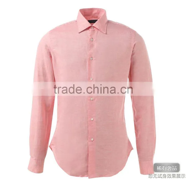 White French Cuff and Collar Grey Man Business Shirt photo-3