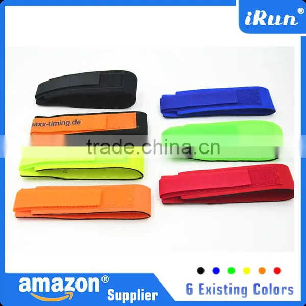 Royal Blue Neoprene Timing Chip Ankle Straps Band - Customized Ankle Strap for Holding Timing Chip - Ebay/Amozn Supplier photo-6