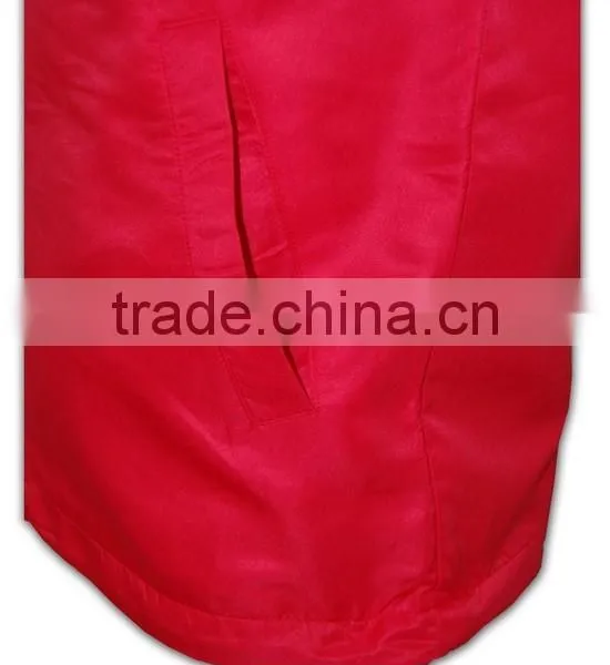 China Manufactory High Quality Custom Made Sublimation Plain Nylon Hooded Vest photo-6