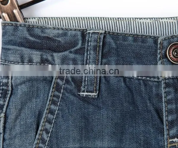High Quality Multi Pocket Organ Bag Style Embroidery Patch 100% Cotton Oem Baggy Jeans for Children photo-5