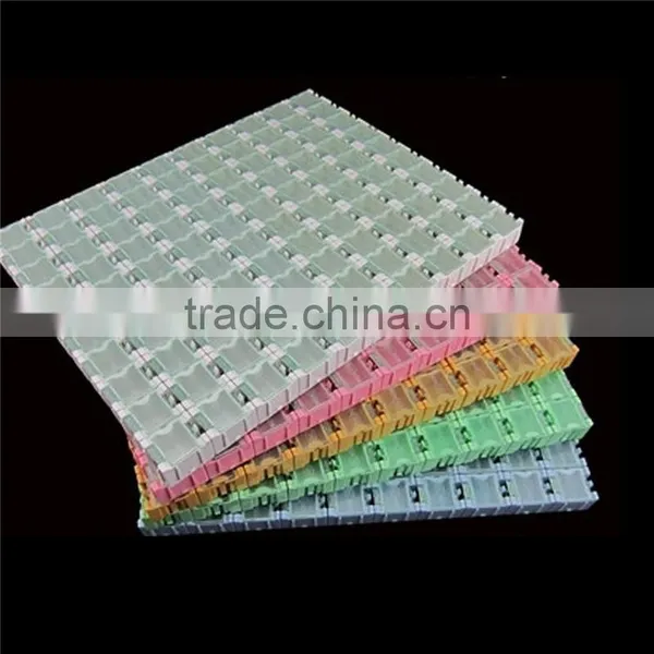 Hot Sale 100pcs SMT SMD Electronic Components Parts Box Cases Patch Laboratory Storage Box Plastic Five Color photo-6