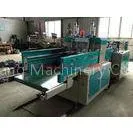9Kw Auto Polythene T Shirt Bag Making Machine / Equipment With Two Sealing Knifes