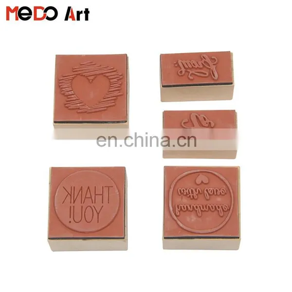 5pcs Card Making Kids Rubber Stamp Printer Stamp Ink Pad photo-4