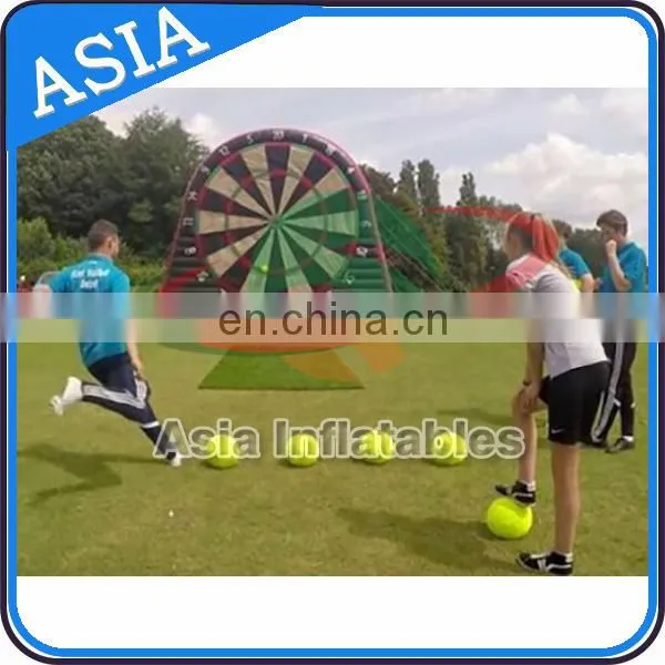 Best Selling Giant Inflatable Football Shooting Darts Board For Sport photo-5