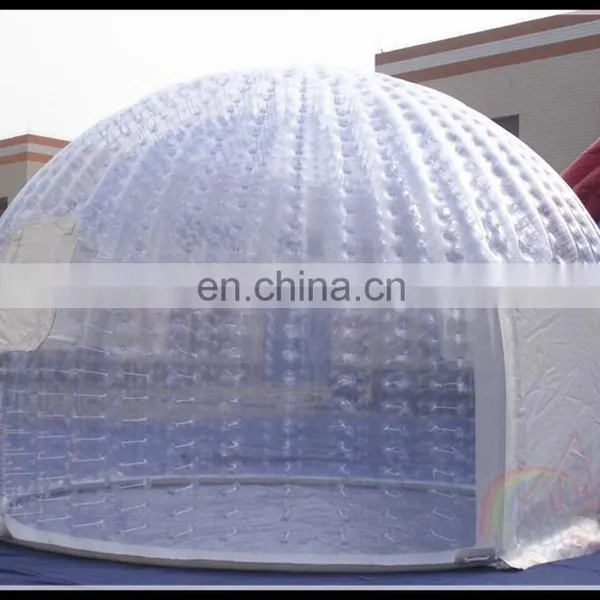 China Suppliers Outdoor Transparent Inflatable Circle Tent Inflatable Dome Marquee Tents Igloo Tent For Sale photo-3
