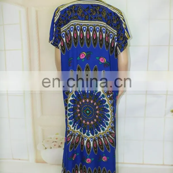 African Women Beaded Dashika Kaftan Design Dress photo-5