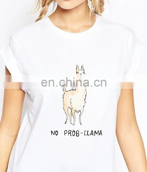Cute Animal Printed T-shirt Women Wholesale photo-3