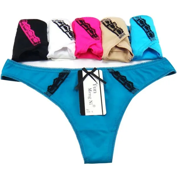 Hot Sale Hipister Underwear Top Elasticity Nylon G-string T Back Girls Sexy Undergarments Women's Thongs photo-5