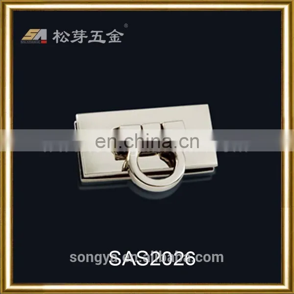 Accepet Custom Order Metal Swing Lock Clasp For Bag, High Quality Plated Metal Lock Clasp photo-3