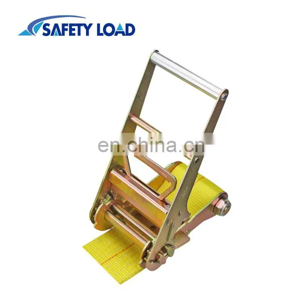3'' Ratchet Buckle Straps With Webbing and Hooks photo-3