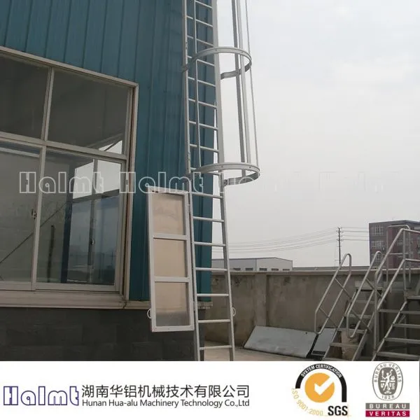 Safety Cages Industrial Ladder With Aluminum photo-2