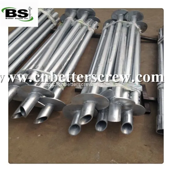 3 Inch Helical Anchor or Pile With 10 Inch Helix for North American Market