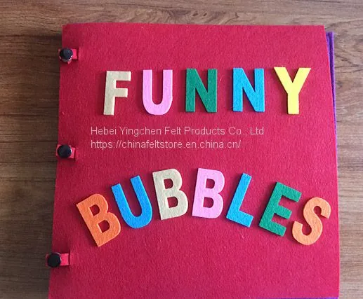 Popular Baby Memory Soft Felt Fabric Quiet Book