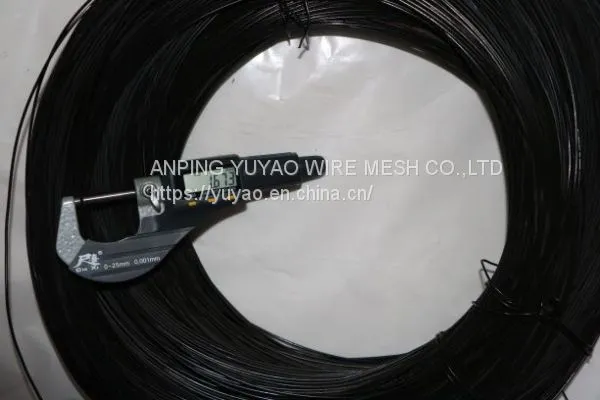 Annealed Soft Annealed Black Wire Iron Black Binding Wire photo-3