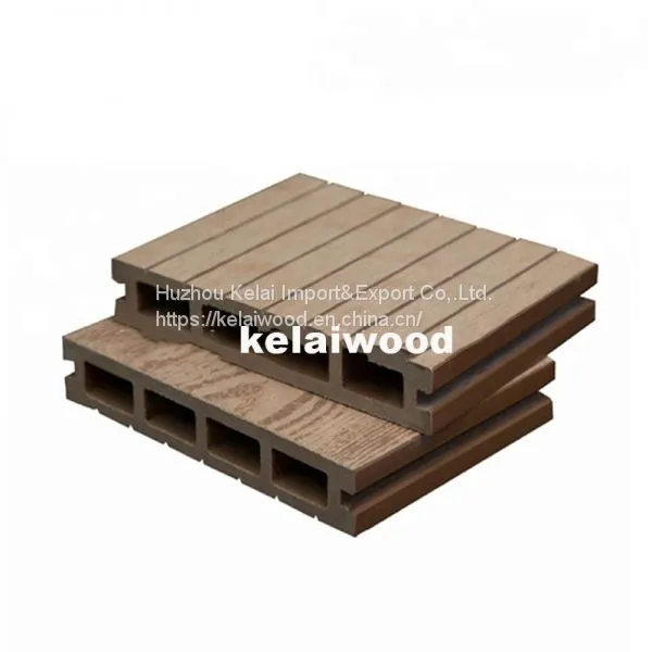 Outdoor Waterproof Engineered Wooden Flooring Popular Wpc Hollow Decking High Quality Gazebo Wpc Floor photo-3