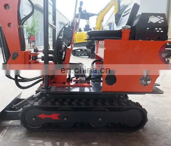Free Shipping China 0.8 Ton Mini Excavator Equipped With a Loading Bucket for Sale Cheap Prices photo-3