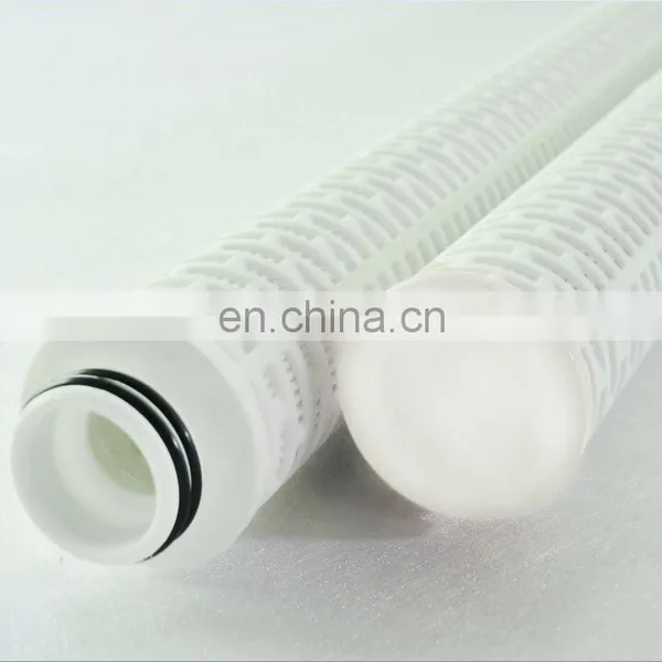 10"/20" 0.1micron Polyethersulfone (PES)Membrane Pleated Cartridge Filter for Drink photo-3