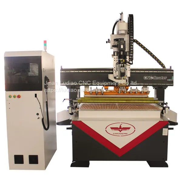 Automatic Linear Tool Changer 2040 CNC Wood Router Machine for Wood Furniture Door Cabinet Making CNC Router 1325 photo-2