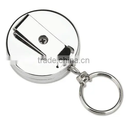 Pull Key Reel Wearable Key Organizer, Stainless Steel photo-5