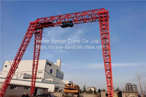 Hot Sale 30 Ton Electric Single Beam Gantry Crane photo-3