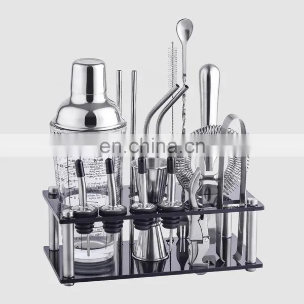 Creation Factory Direct Stainless Steel Cocktail Shaker Bar Set