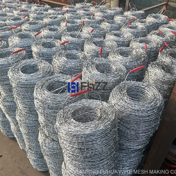 Galvanized Barbed Wire Double Twisted Strands 4 Barbs Wire Gauge 16 Length 500 Meters photo-5