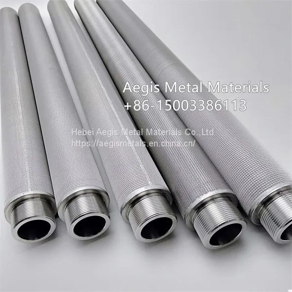 10 Micron Sintered Stainless Steel Wire Mesh Industrial Metal Filter Tube photo-5