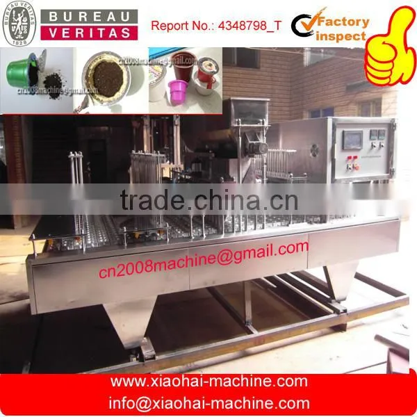 Coffee capsule filling mahine