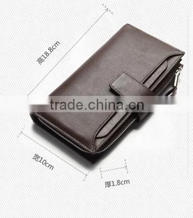 High Capacity Genuine Leather Men's Wallet With Many Card Slots, Wholsale Rfd Leather Wallet for Men Quality Choice photo-6