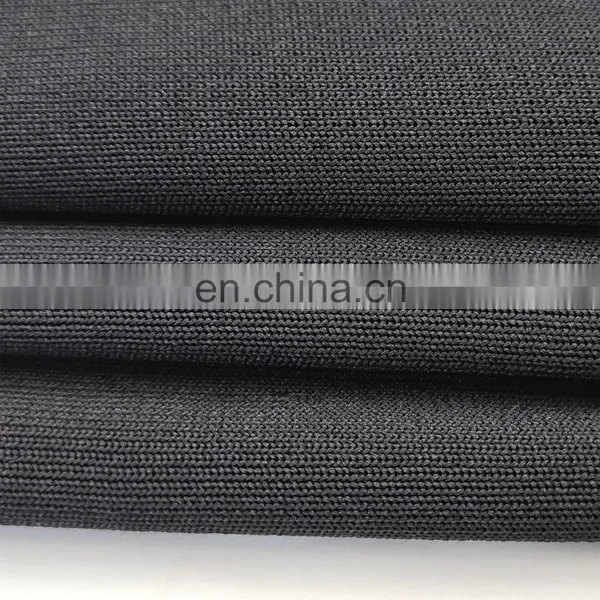Fashion Design High Elastic Circular Flats Fabric Knit Rib Knitted Stripe photo-2