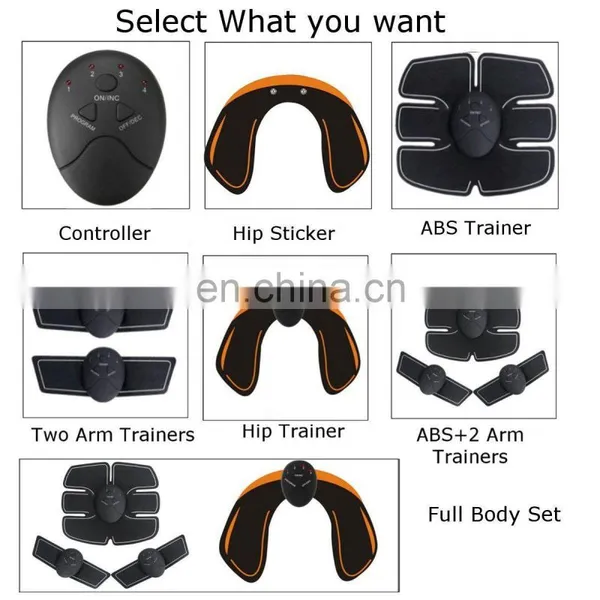 Electric Body Slimming Massager Toner Trainer Compex Stimulant Belt Wireless Abs Ems Abdominal Muscle Stimulator photo-4