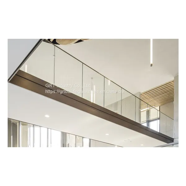 Aluminium U Channel Base Glass Railing for Balcony photo-4