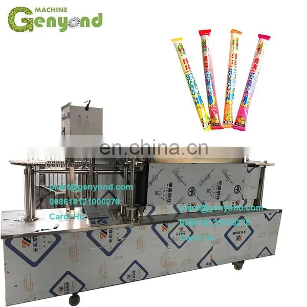 5000-6000 P/h PE Soft Plastic Tubes Ice Lolly or Ice Pop or Popsicle Yogurt Filling and Sealing Packing Packaging Machine photo-4